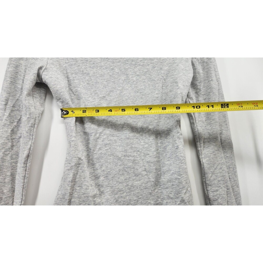 SKIMS XS Light Heather Grey Cotton Jersey Long Sleeve T Shirt NWOT - Picture 6 of 7
